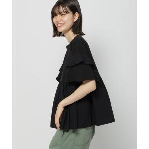 「niko and...」 半袖カットソー LARGE ブラック レディース