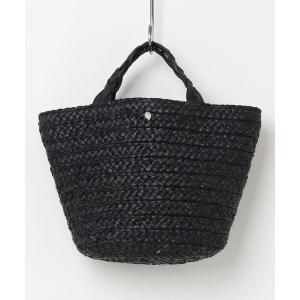 美品　ヘレンカミンスキー　かごバッグ　ラフィア　A4可　ブラック　レディース　夏 Helen Kaminski（ヘレンカミンスキー） HELEN KAMINSKI LIPARI S TOTE