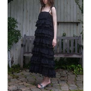 「Lil Ambition」 キャミソールワンピース M ブラック レディース