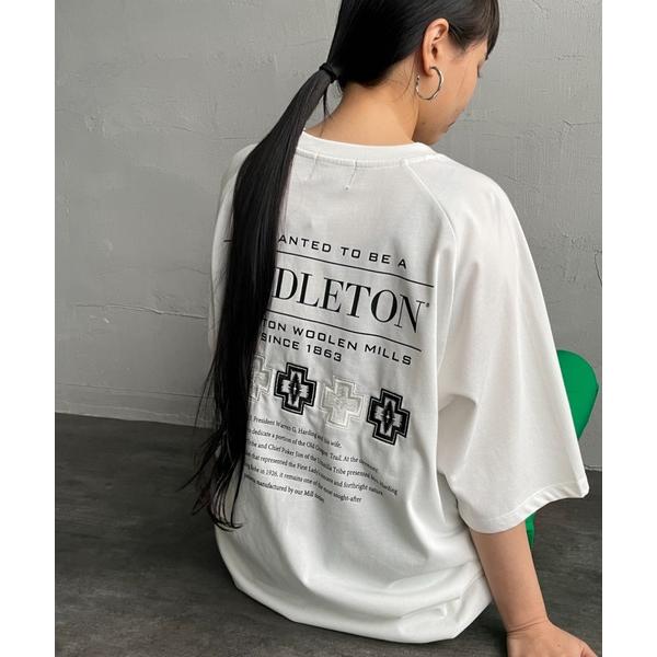 「PENDLETON」 半袖Tシャツ L ホワイト系その他 レディース