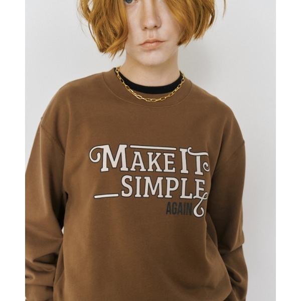 トレーナー スウェット Makey sweat CS  メイキースウェットカットソー レディース