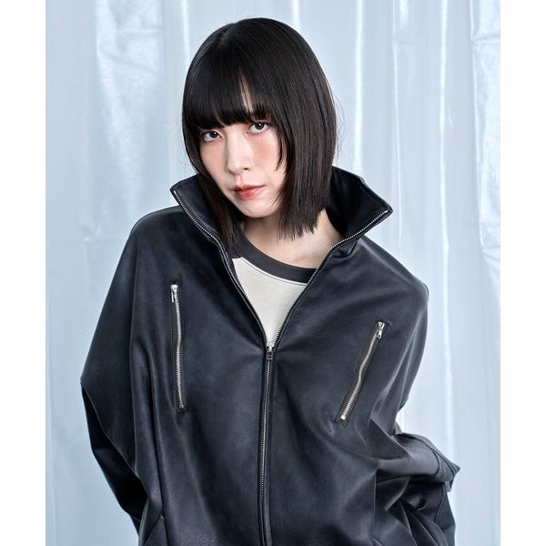 革ジャン ライダース 「Nora Lily」Tuck Baloon Single Riders メン...