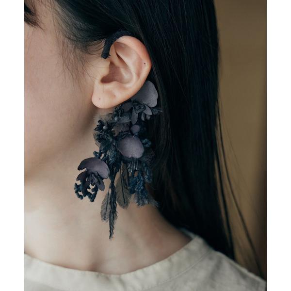 イヤーカフ オンシジウムのイヤーフック レディース