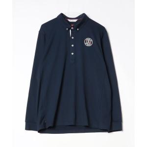 「and per se」 長袖Tシャツ LL ネイビー メンズ