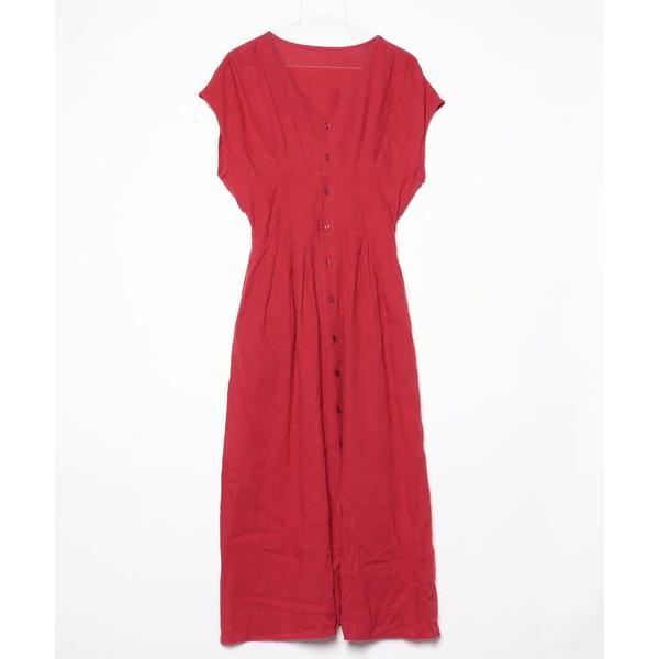 「URBAN RESEARCH Sonny Label」 ノースリーブワンピース FREE レッド ...