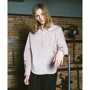 「Forte（フォルテ）」 長袖シャツ MEDIUM ピンク メンズ