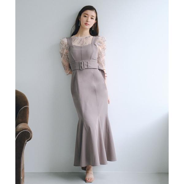 「SNIDEL」 サロペットスカート 0 グレー レディース