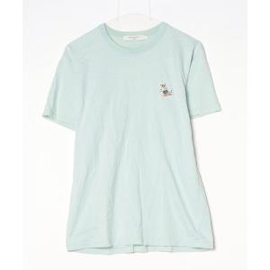 「Maison Kitsune」 半袖Tシャツ S ブルー メンズ
