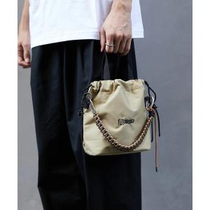 ハンドバッグ 「REBIRTH PROJECT」リサイクルポリエステル 3wayミニバッグ コードハンドル付き