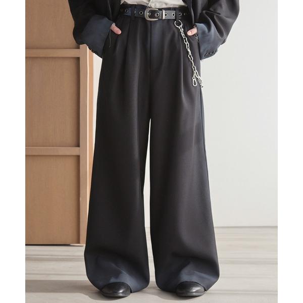 スラックス 「Spielio」Distressed fade design slacks/ダメージ加...