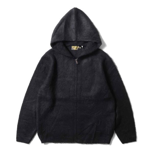 パーカー UNIVERD72 モヘアタッチZIPパーカー メンズ レディース