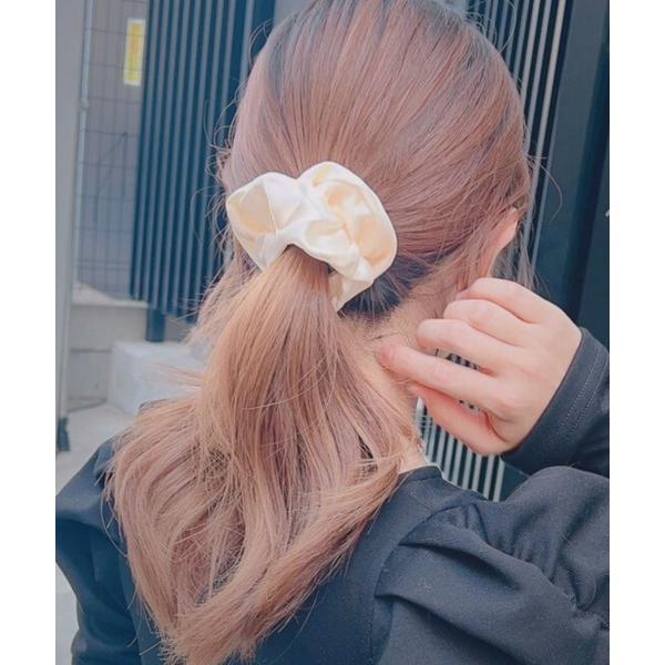 シュシュ 「Bz」シンプルビッグシュシュ/ヘアゴム(RZ)