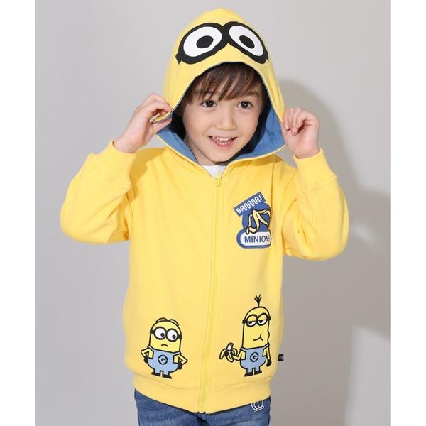 パーカー  親子お揃い ミニオン なりきるジップパーカー 1000K キッズ 子供服 男の子 女の子