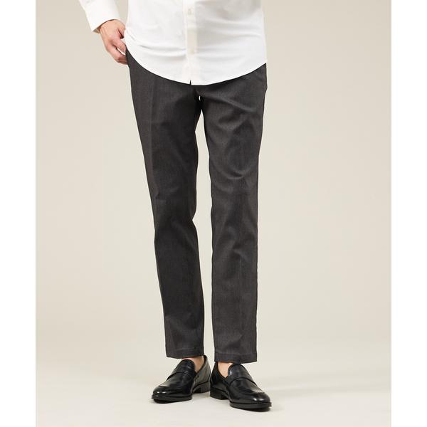 スラックス 「ハイパーストレッチ」ツイル柄 イージースラックス メンズ レディース