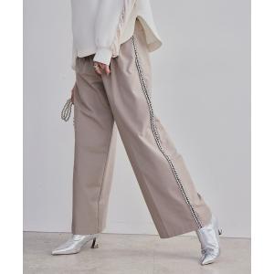 パンツ フリンジラインパンツ レディース