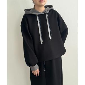 パーカー ダブルコードフーディ レディース