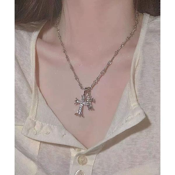 ネックレス クロスモチーフネックレス/チェーンネックレス(RO) メンズ レディース