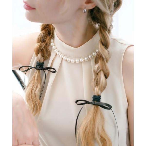 ヘアゴム ロンロン ロングリボン ヘアゴム 2個セット