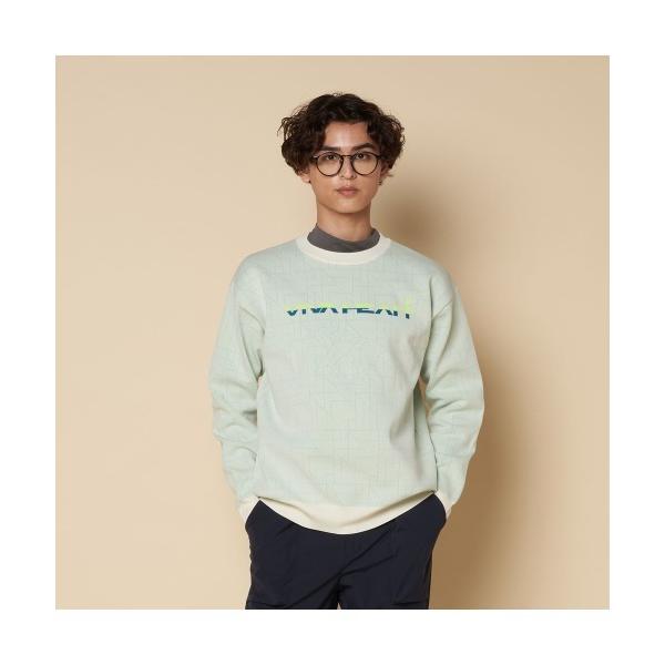 セーター ニット 「VIVA HEART/GOLF」ステンドグラス柄 軽量ニット メンズ