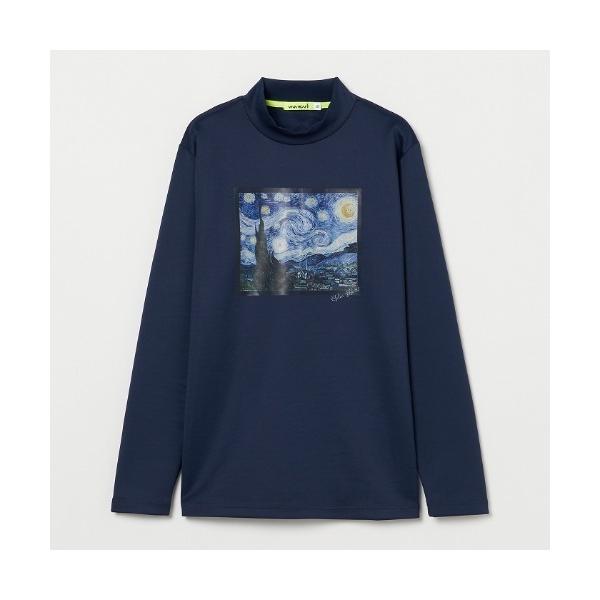 tシャツ 「VIVA HEART/GOLF」VIVAHE(ART) 絵画プリント長袖プルオーバー メ...