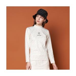 「VIVA HEART/GOLF」サンテ総柄長袖モック レディース