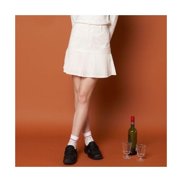スカート 「VIVA HEART/GOLF」マイクロプリーツ ヨーク切替スカート