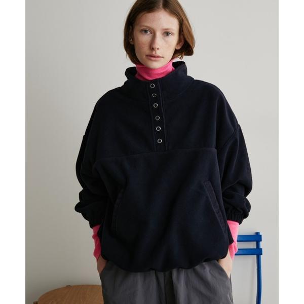 フリーススタンドプルオーバー レディース