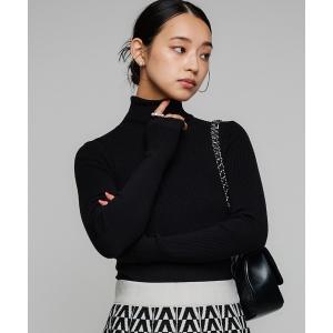 ニット セーター タートルリブニット/シンプルタートル/カラーニット レディース