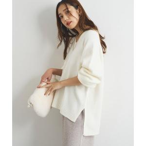 ニット セーター ヤクライクVネックニット レディース