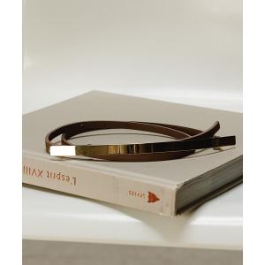 ベルト 「25th記念アイテム」ロングプレートBELT レディース