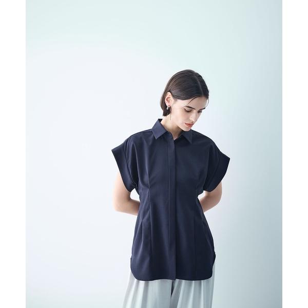 「N.O.R.C」 半袖チュニック M ネイビー レディース