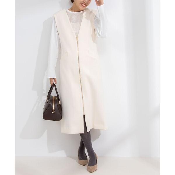 「NOLLEY&apos;S」 ベスト 38 オフホワイト レディース