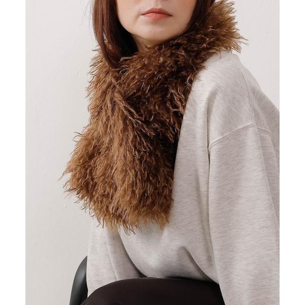 マフラー ストール プードルファー ティペット レディース