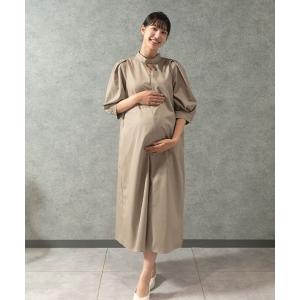 「CHOCOA」 半袖ワンピース FREE ベージュ レディース