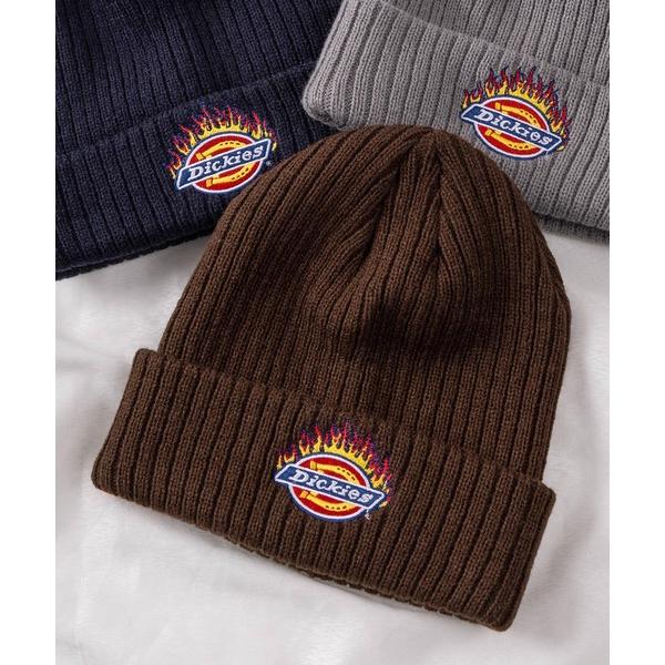 ニット帽 ニットキャップ 「73」「Dickies/ディッキーズ」ファイヤー/オーバルロゴ ピスネー...