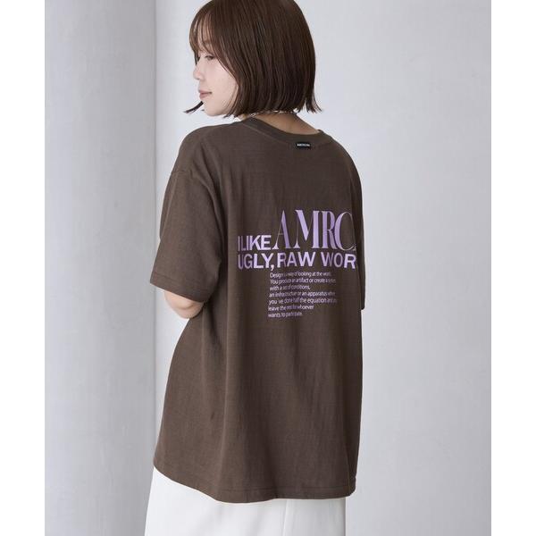 「AMERICANA」 半袖Tシャツ FREE ブラウン レディース