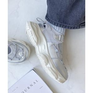 「AS KNOW AS plus」 ローカットスニーカー LL シルバー レディース