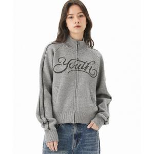 トレーナー スウェット 「mahagrid/マハグリッド」 YOUTH ZIP UP CARDIGAN/ジップアップカーディガン レディース メンズ