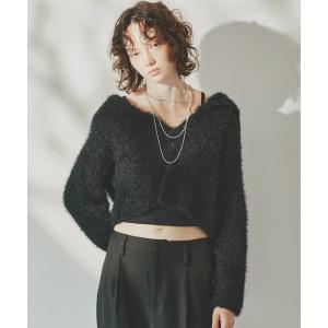 maison de Dolce / メゾンドドルチェ glossy blouson ギャザー