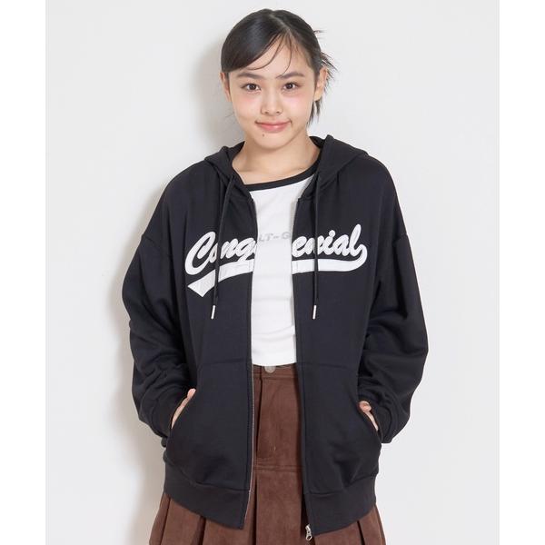 パーカー  アップリルーズZIPパーカ キッズ 子供服 女の子