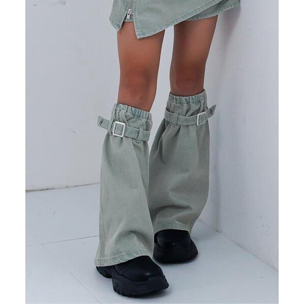 レッグウォーマー デニムレッグカバー キッズ 子供 女の子