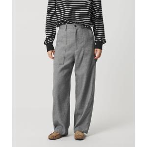 パンツ ネップツイード ペインターパンツ ウォッシャブル レディース