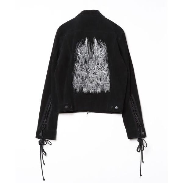 ブルゾン アウター Undermycar/アンダーマイカー/CATHEDRAL EMBROIDERE...