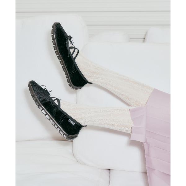 バレエシューズ パンプス BELLA CROSS BANDING FLATS(PEBBLE SOLE...