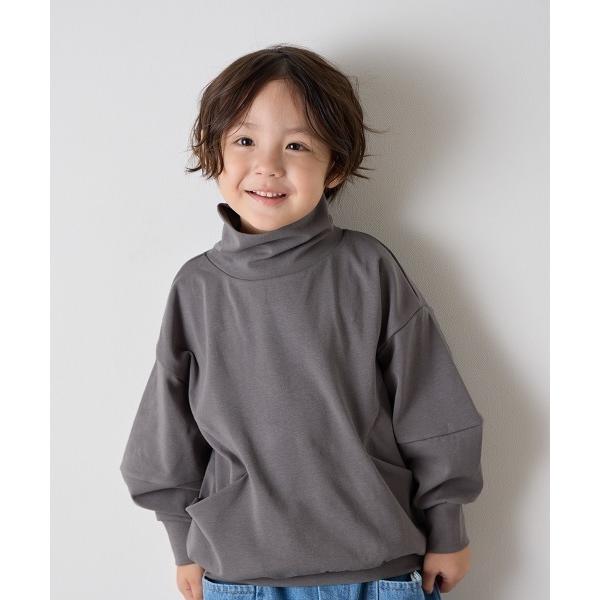 tシャツ モックネックデザインカットソー キッズ 子供服 男の子 女の子