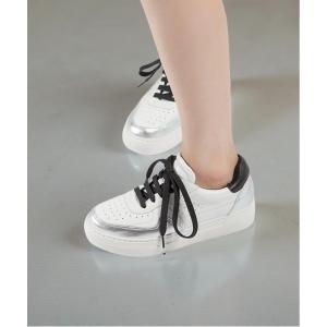 スニーカー 「本革/軽量/263g/厚底/3.5cm/カップインソール」スニーカー レディース