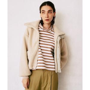 コート アウター ボアスタンドショートコート レディース