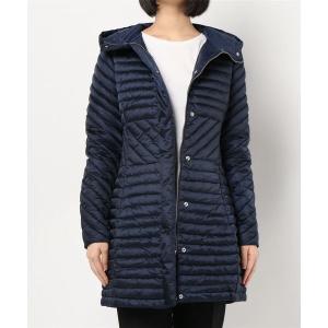 「BENETTON (UNITED COLORS OF BENETTON)」 ダウンコート 42 ブルー レディース