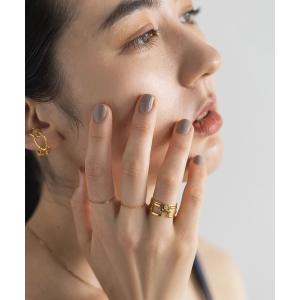 「PAS TIERRA」 リング #13 ゴールド レディース