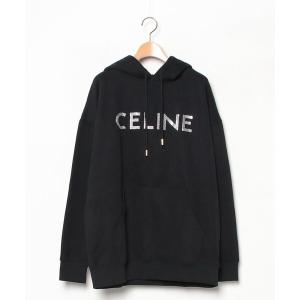 「CELINE」 プルオーバーパーカー X-LARGE ブラック メンズ